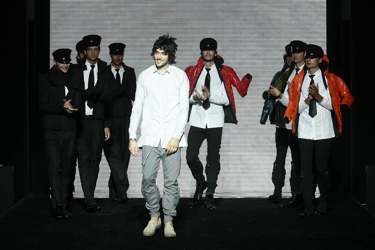 Aitor’s first presentation of the Funeral of New Orleans collection, on the ITS 2007 catwalk